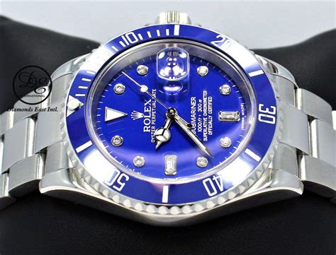 16610 2003 rolex|Rolex 16610 blue bezel.